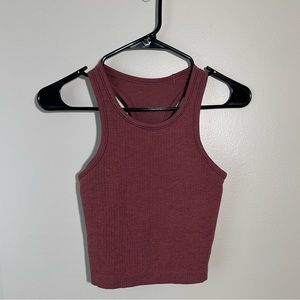 LuLu Lemon Ebb to Street Racerback Cropped Tank Top